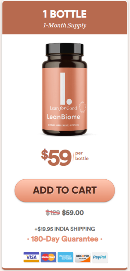 LeanBiome pricing